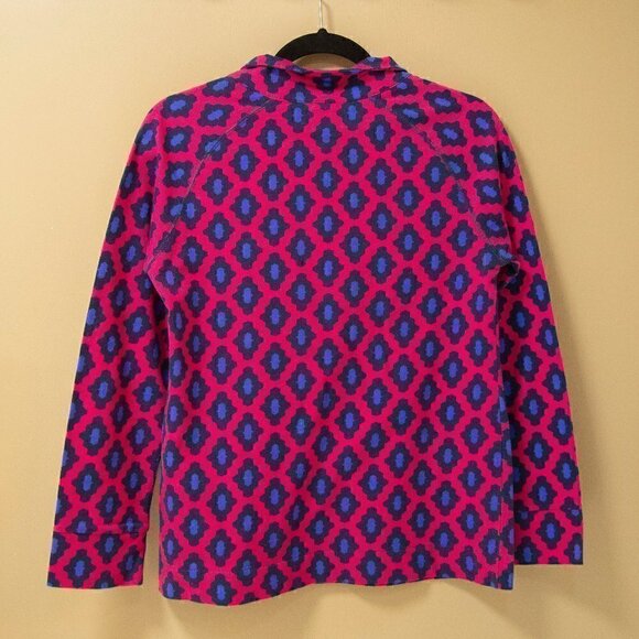 3 fpr $10 Mud Pie Poppy Monogram Quarter Zip Pullover - Picture 5 of 7